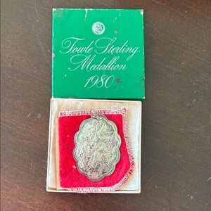 Towle Sterling Silver Medallion Ornament